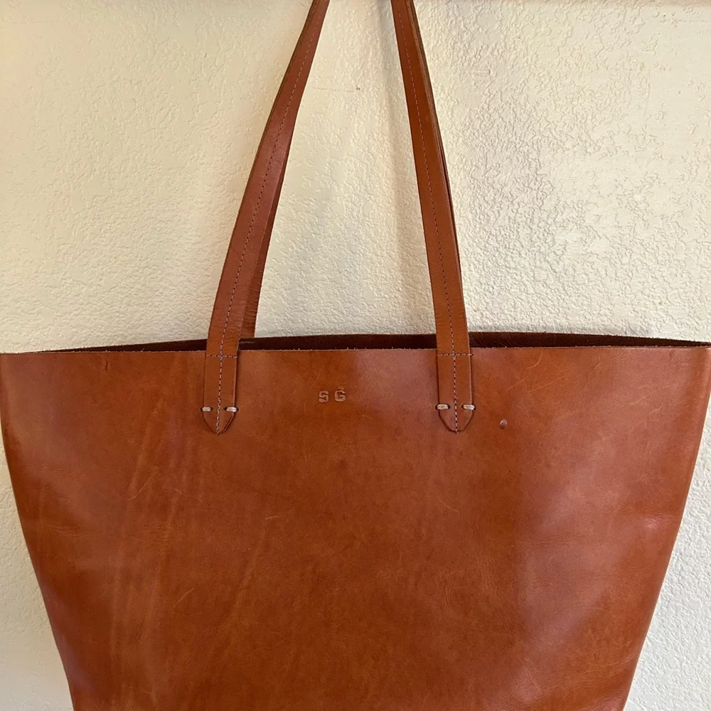Clare V Leather Suki Tote bag - Picture 7 of 12